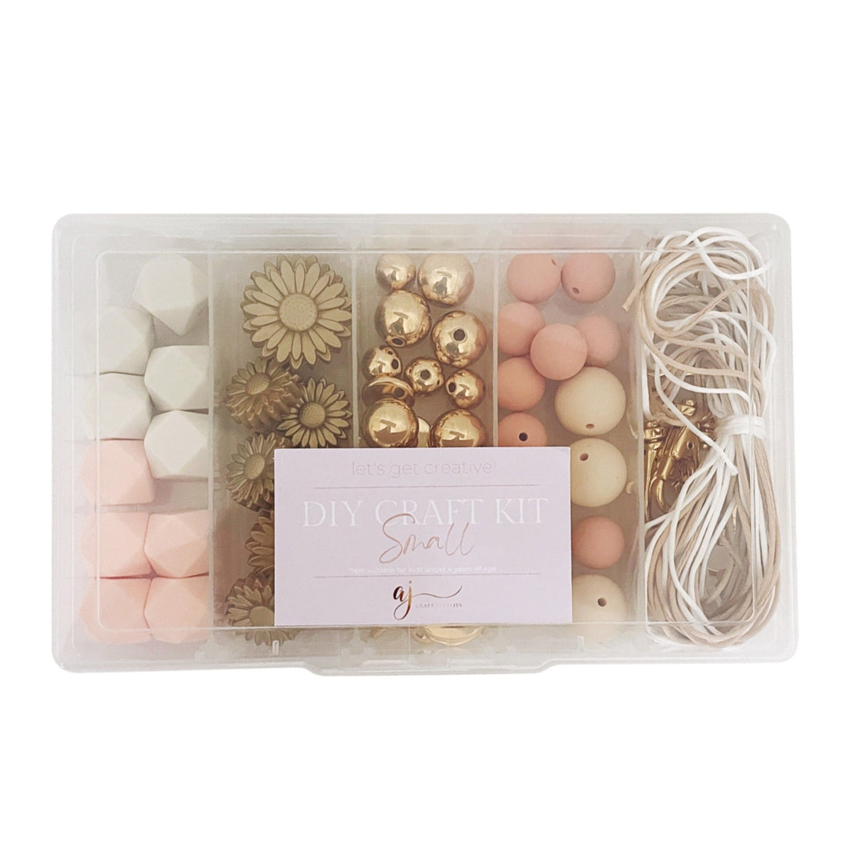 Small DIY Craft Kit - Peaches, Cream & Gold