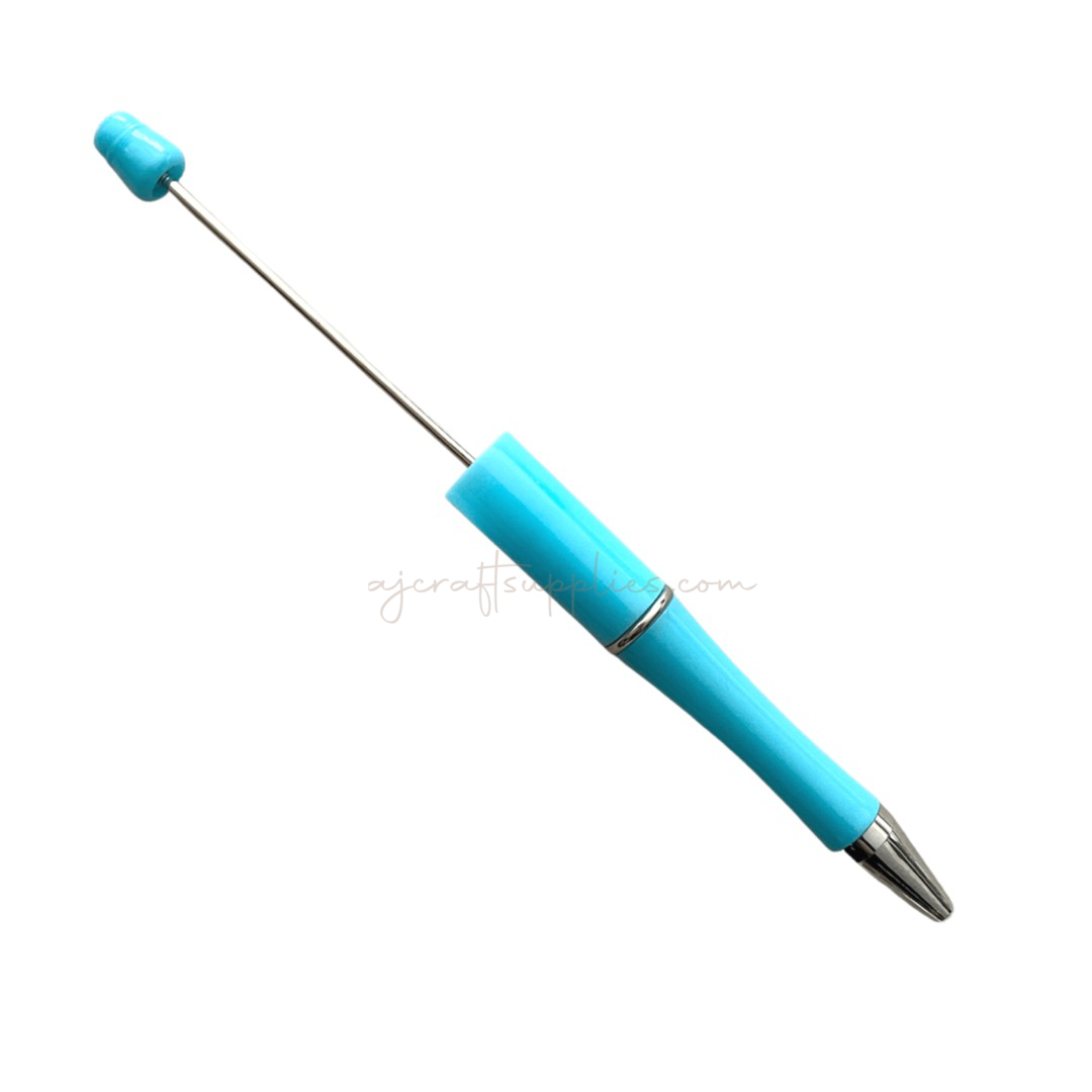 Beadable Pen Blanks - Sky Blue - Each