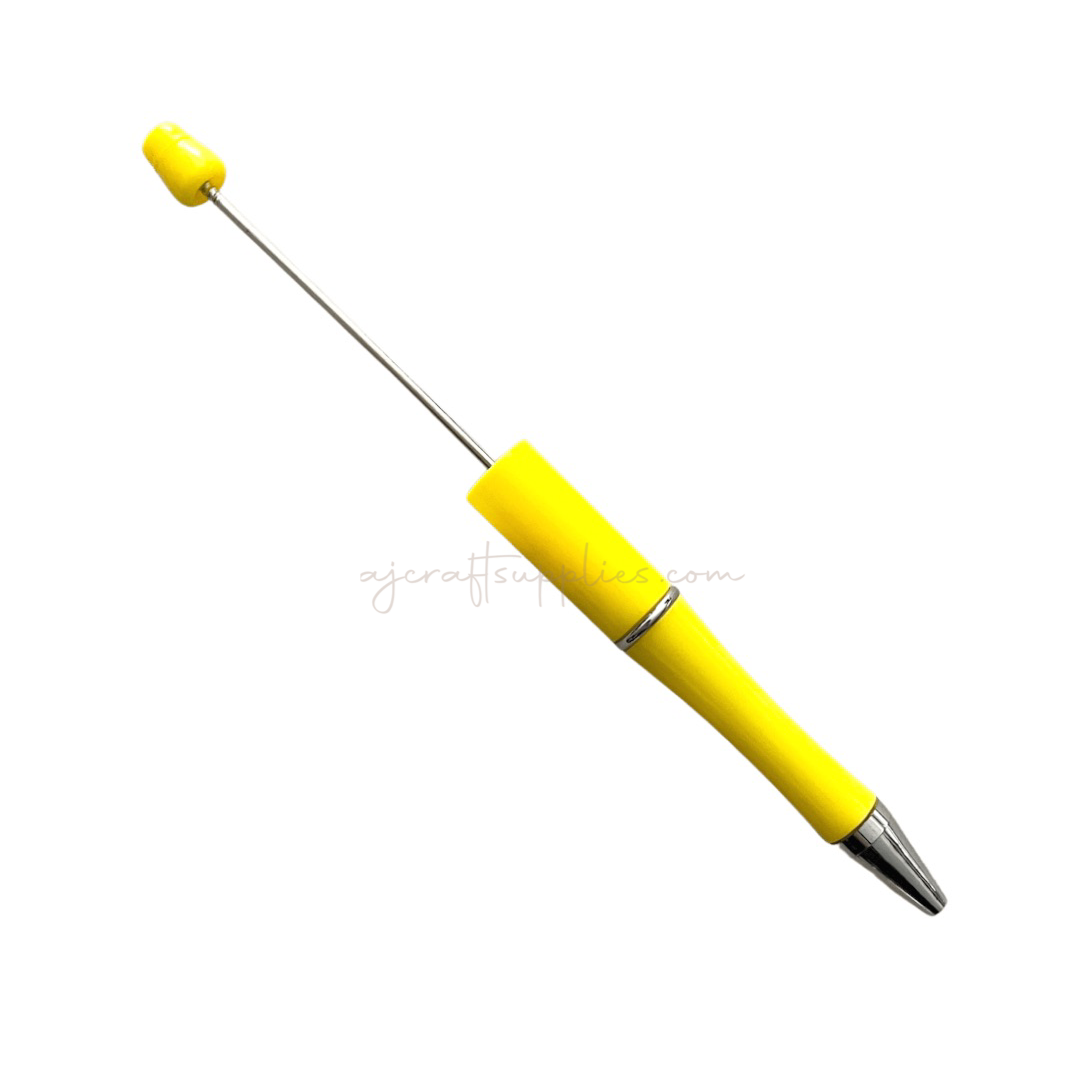 Beadable Pen Blanks - Lemon Pop - Each