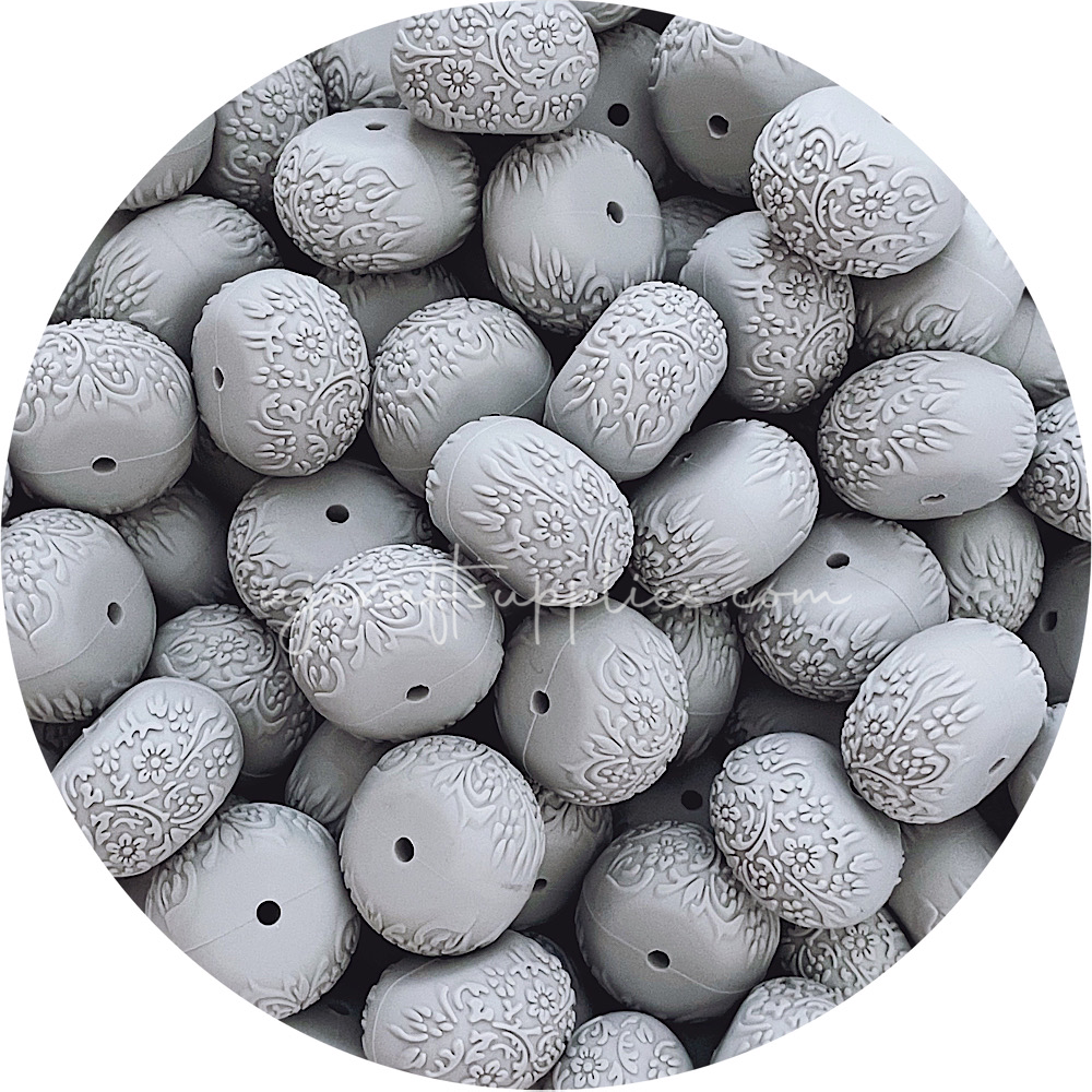 5) Black & White Houndstooth 12mm Silicone Beads – LBL Creations