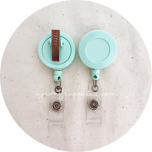 Retractable Badge Reel with Rotating Alligator Clip - Mint Green - Eac - AJ  Craft Supplies