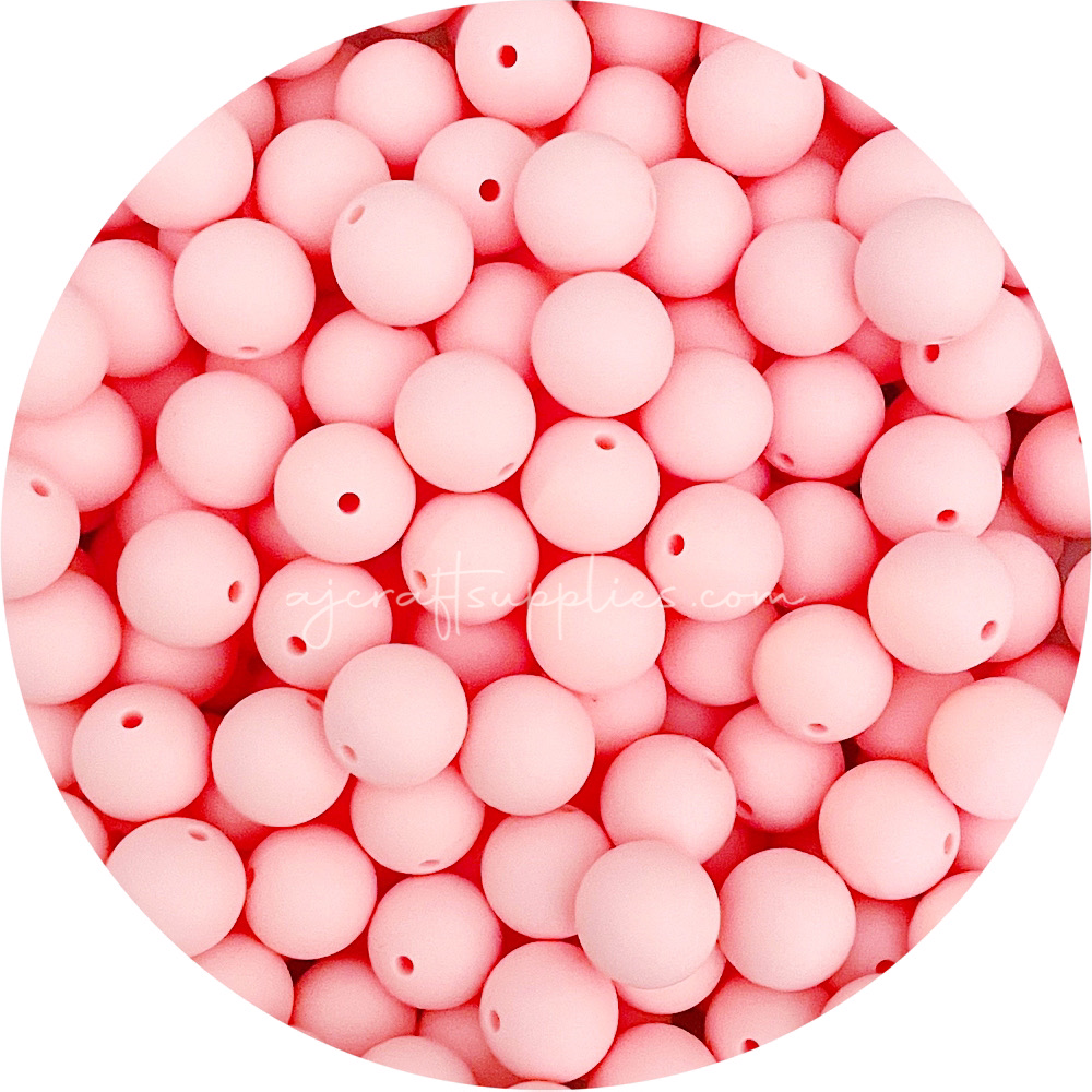 Candy Pink - 15mm round - 10 Beads