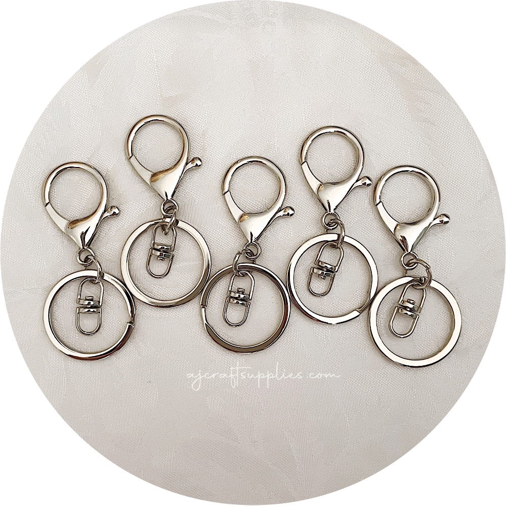 70mm Large Lobster Clasp Ring Silver Superior Quality 5