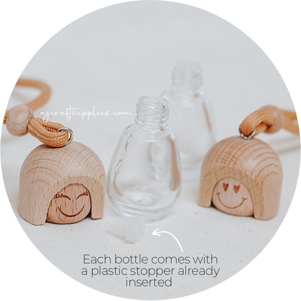 Hanging Girl Diffuser Bottle - 8ml capacity - Each