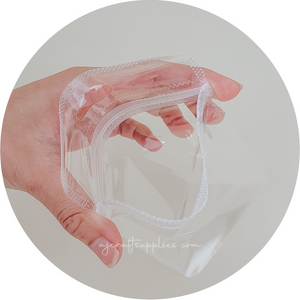 Clear Ziplock Pouch Packaging (with hang hole) - Each