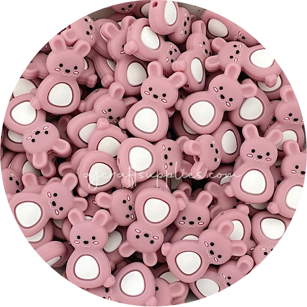 Little Bunny Rabbit - CHOOSE YOUR COLOUR - 2 beads