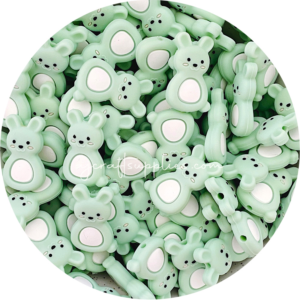 Little Bunny Rabbit - CHOOSE YOUR COLOUR - 2 beads
