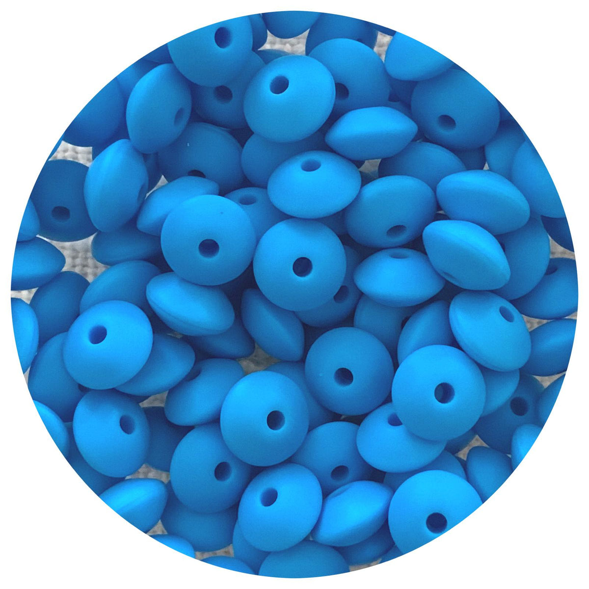 Sky Blue - 12mm Mini Saucer - Each