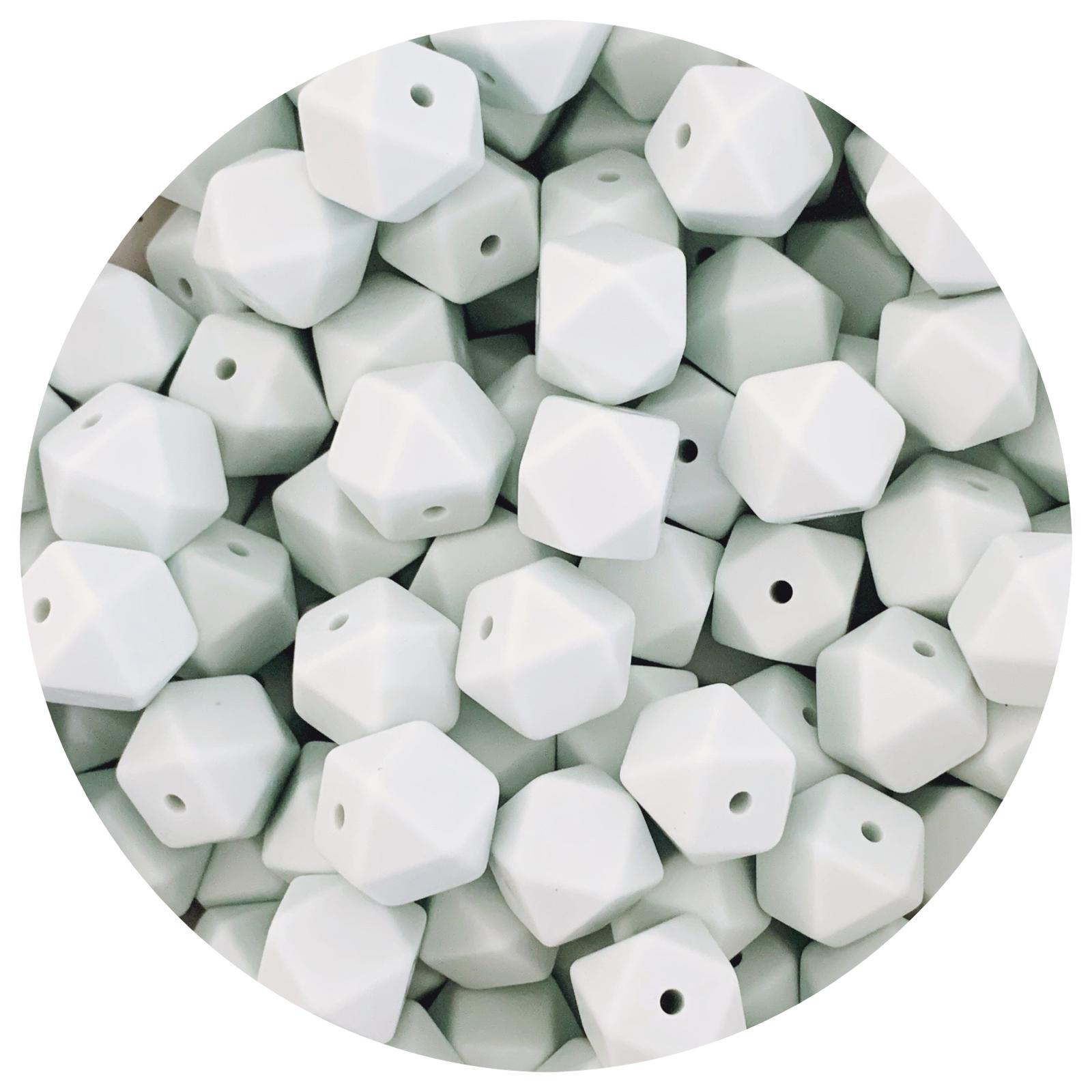 Seabreeze - 14mm Mini Hexagon - 5 beads