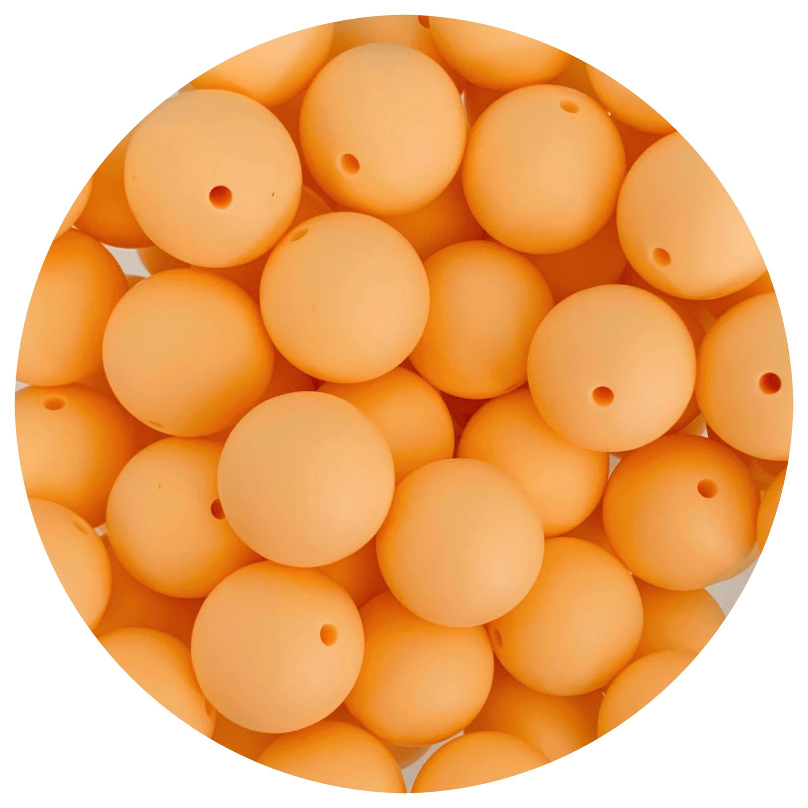 Marigold - 19mm round - 5 Beads