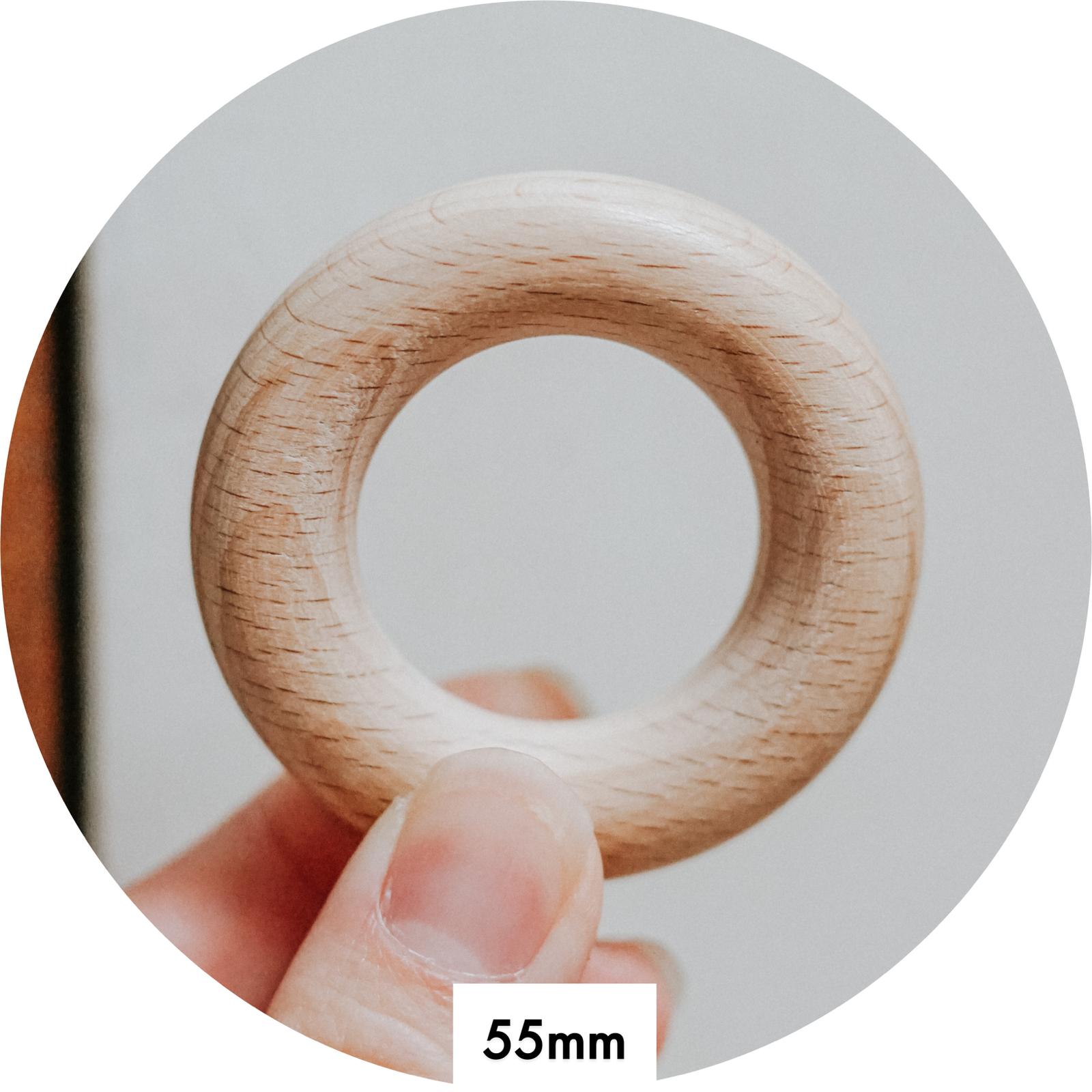 Beech Wood Rings - 55mm - Each