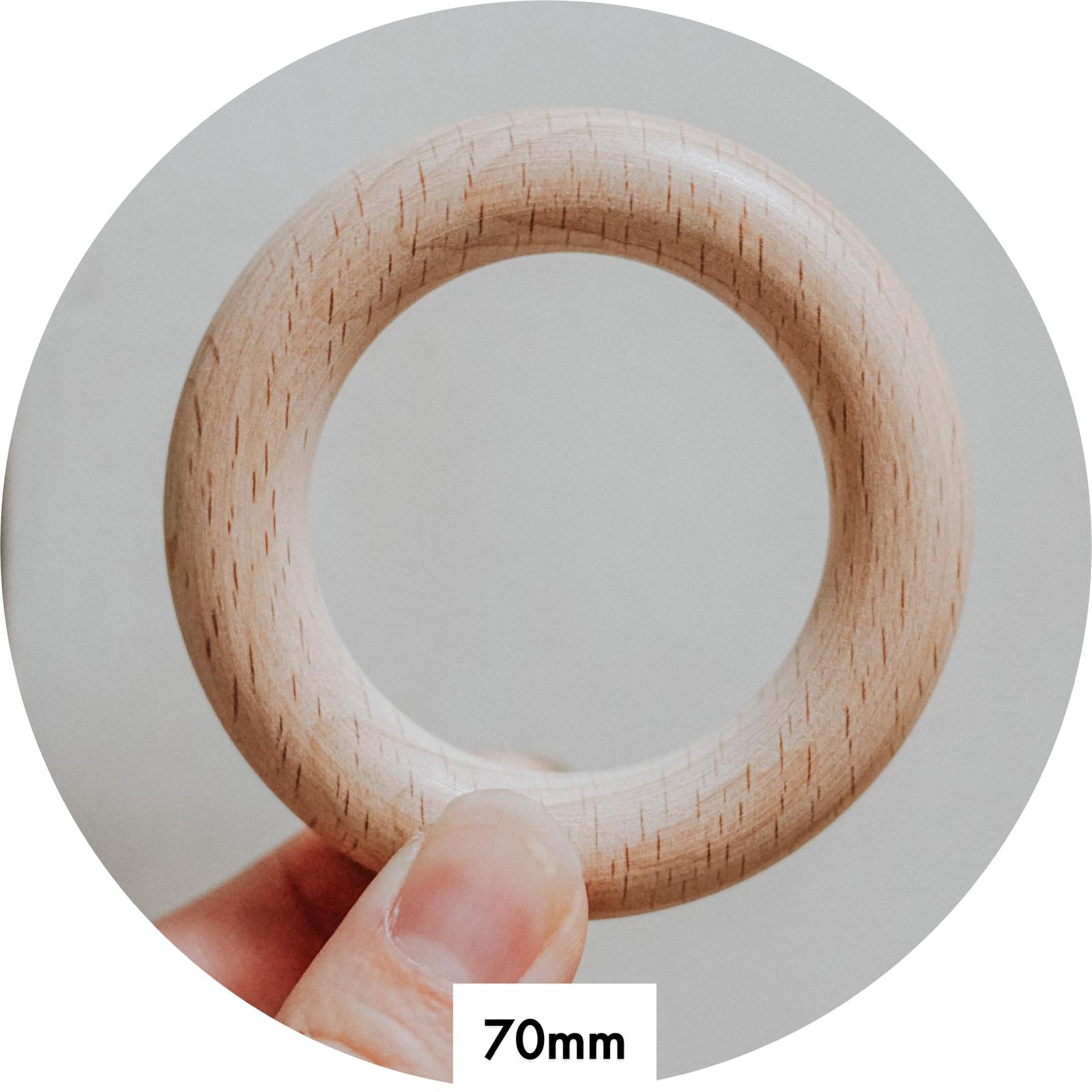 Beech Wood Rings - 70mm - Each