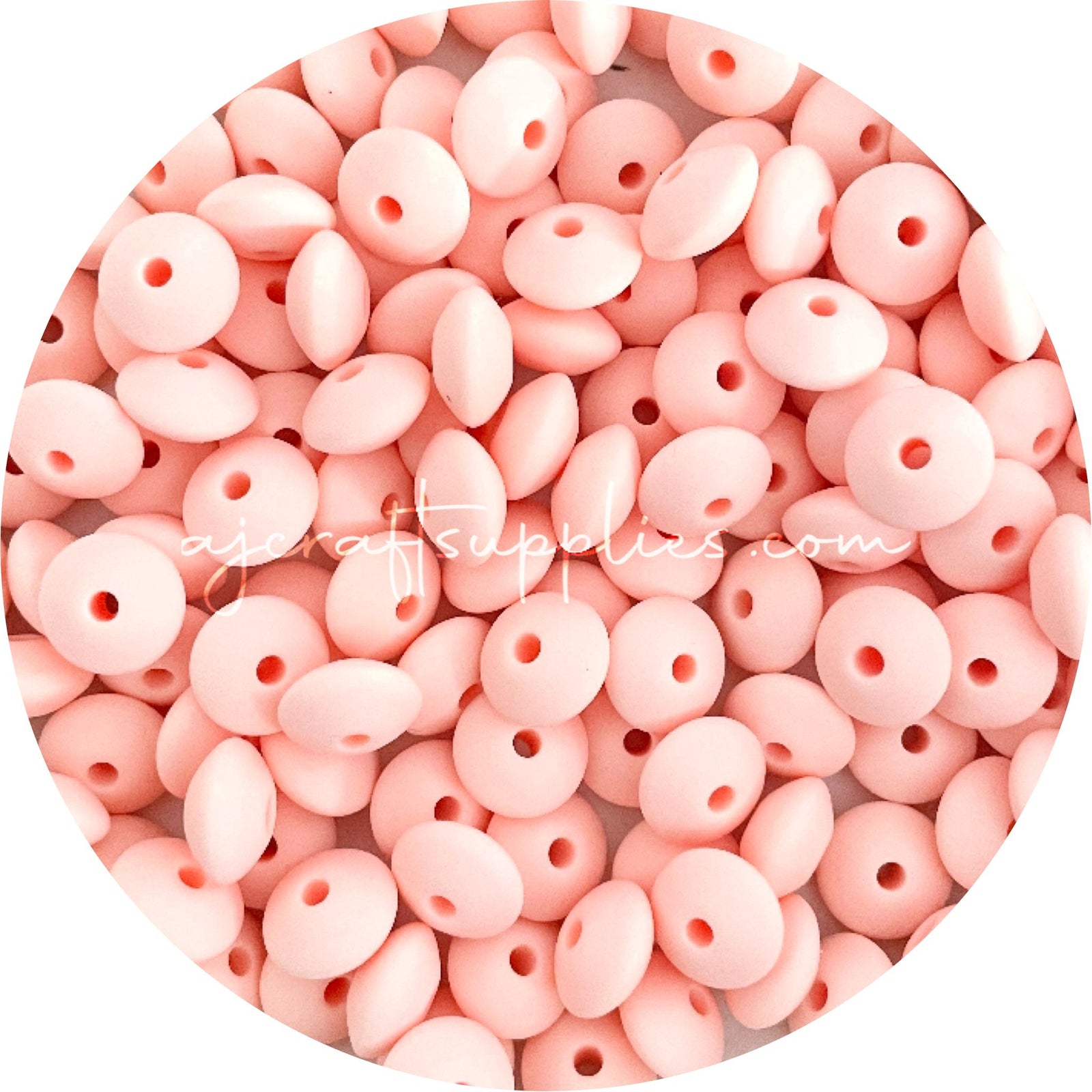 Apricot - 12mm Mini Saucer - Each