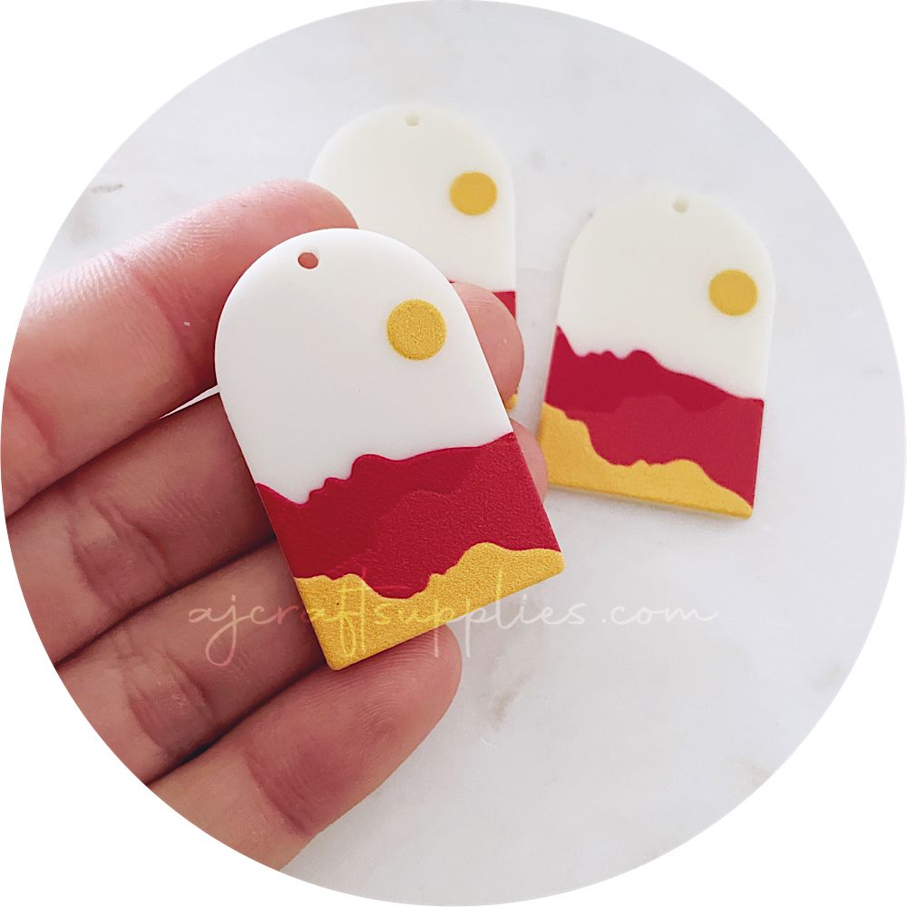 Sunset Arch Acrylic Charm - Each