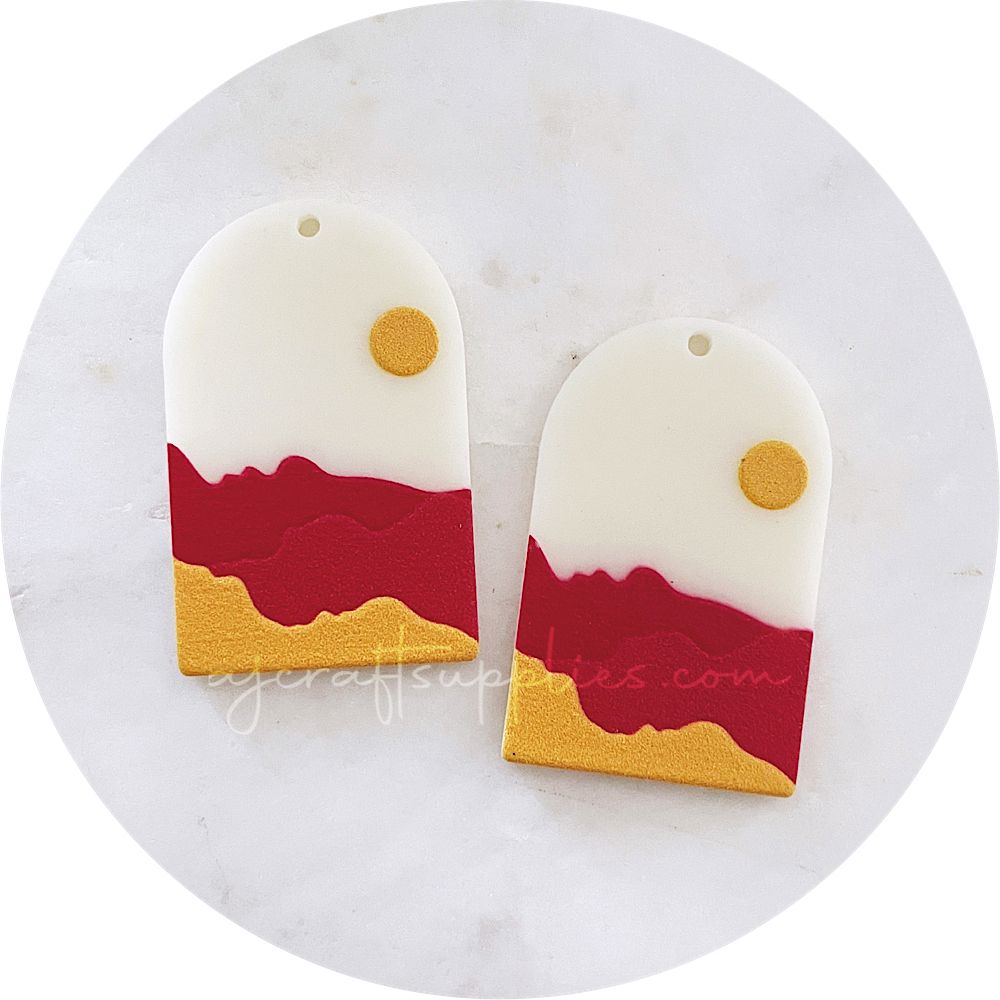 Sunset Arch Acrylic Charm - Each