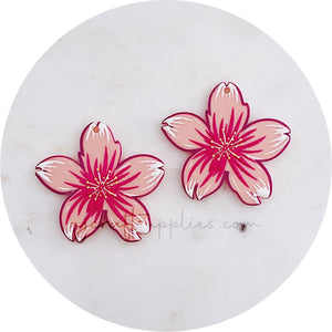 Sakura / Cherry Blossom Acrylic Charm - Each