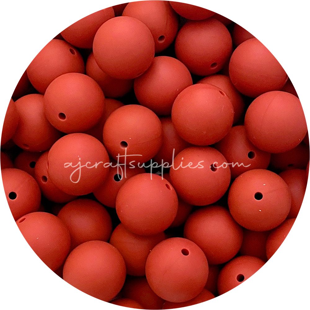 Cinnamon Spice - 19mm round - 5 Beads