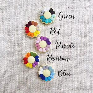 *CLEARANCE* Large Flower Silicone Beads - 2 Beads