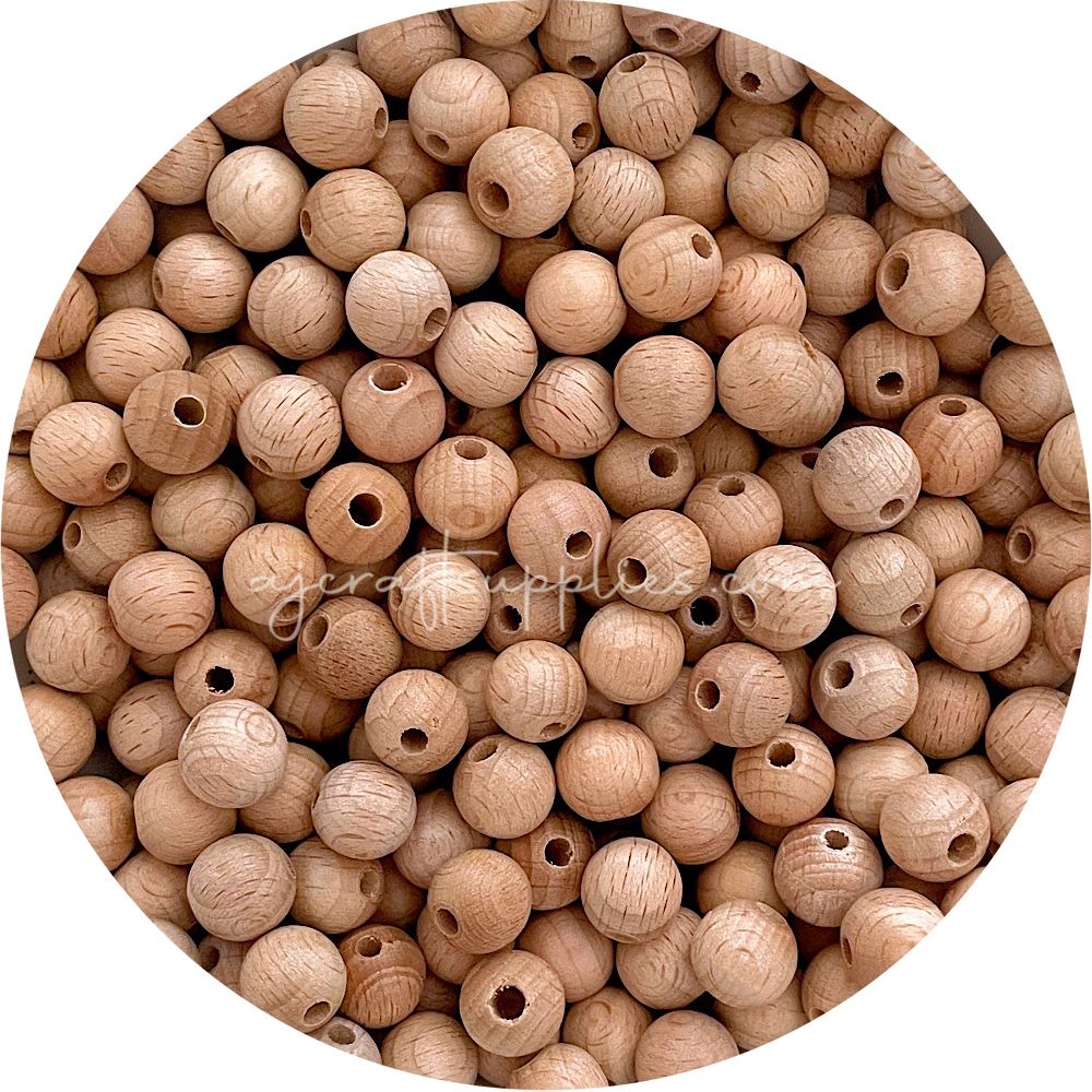 Wood Beads Bulk (16mm-20mm) Natural Wooden Beads