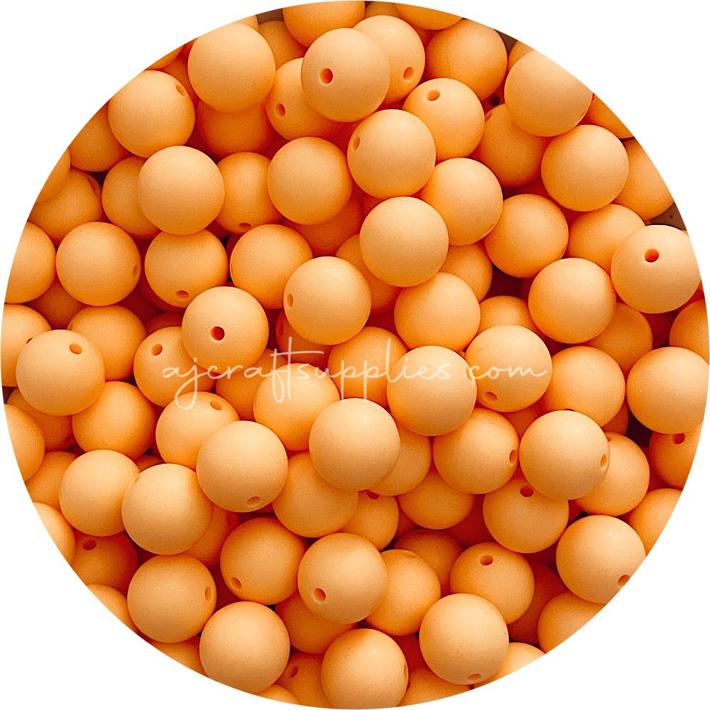 Marigold - 15mm round - 10 Beads