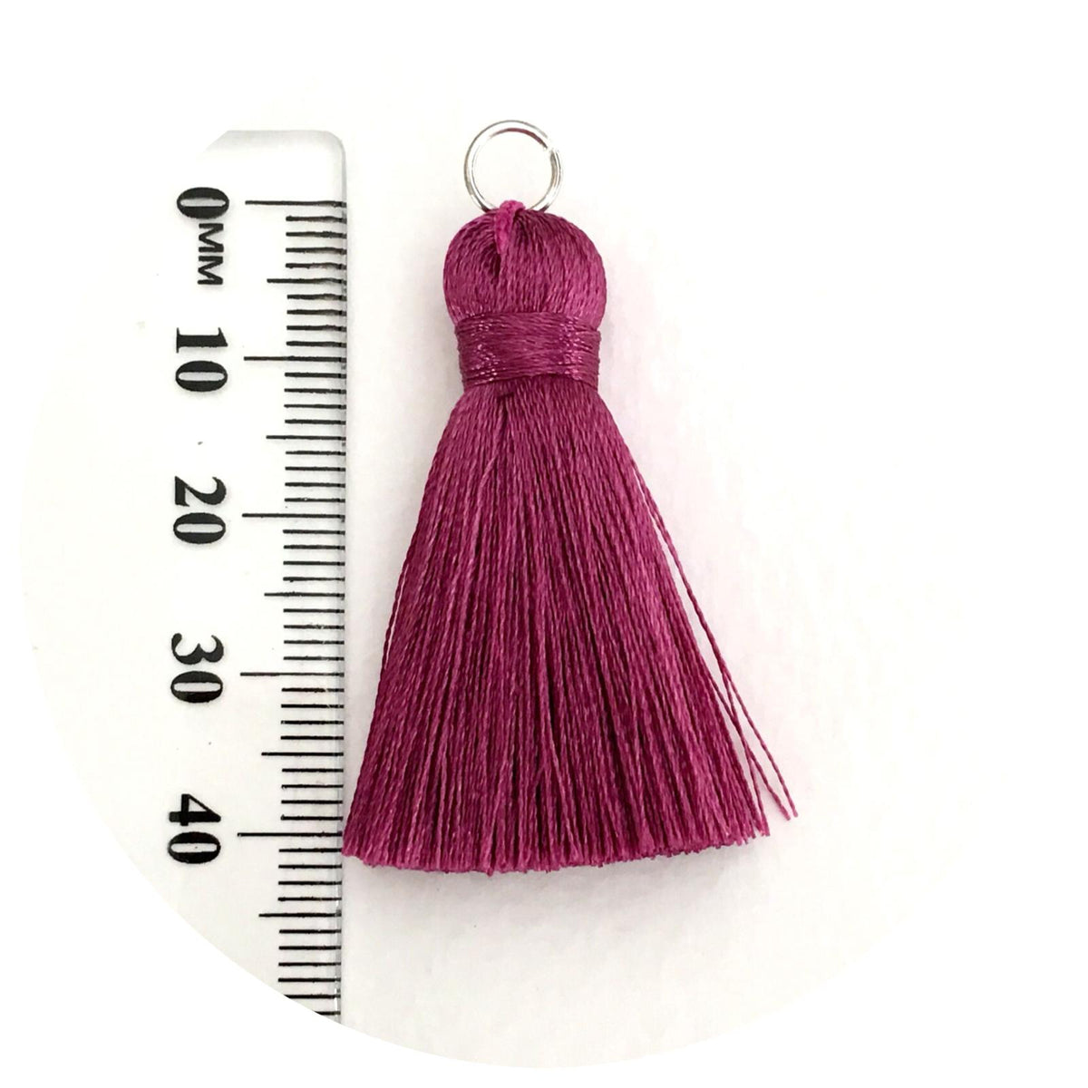 40mm Silk Tassels - Royal Blue - 2pack - 8607
