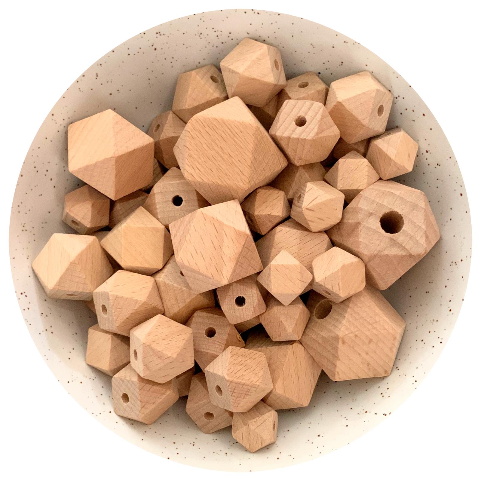 Beech Wood Beads - Mega Mix Value Pack #4 - what the HEX