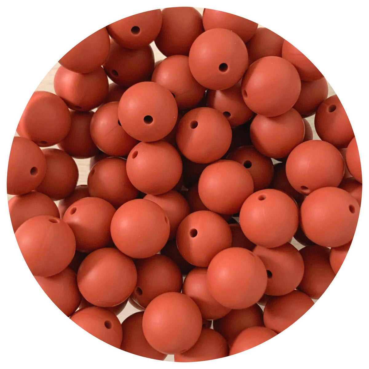 Cinnamon Spice - 15mm round - 10 Beads