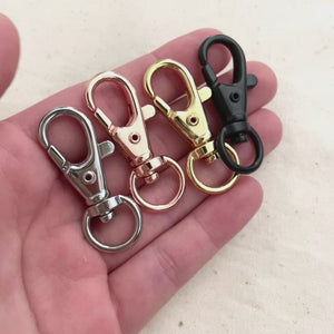 40mm Swivel Lobster Clasps - Rose Gold (Superior Quality) - 5 Clasps