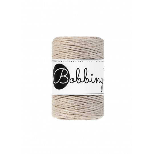 Bobbiny Baby Single Twist Macrame Cord - 1.5mm - Beige