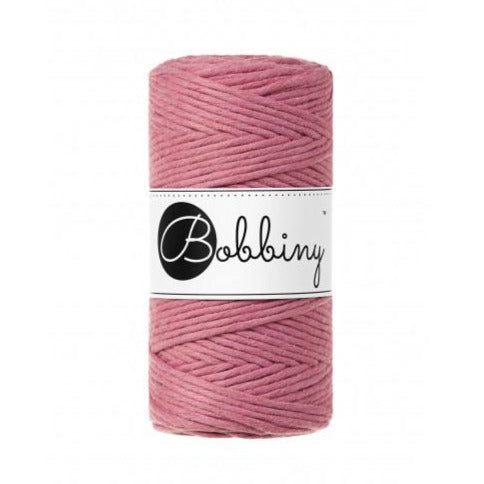 Bobbiny Single Twist Macrame Cord - 3mm - Blossom