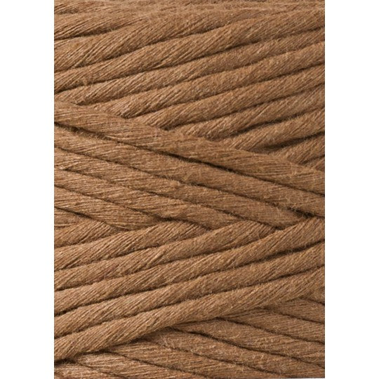 Bobbiny Single Twist Macrame Cord - 3mm - Caramel