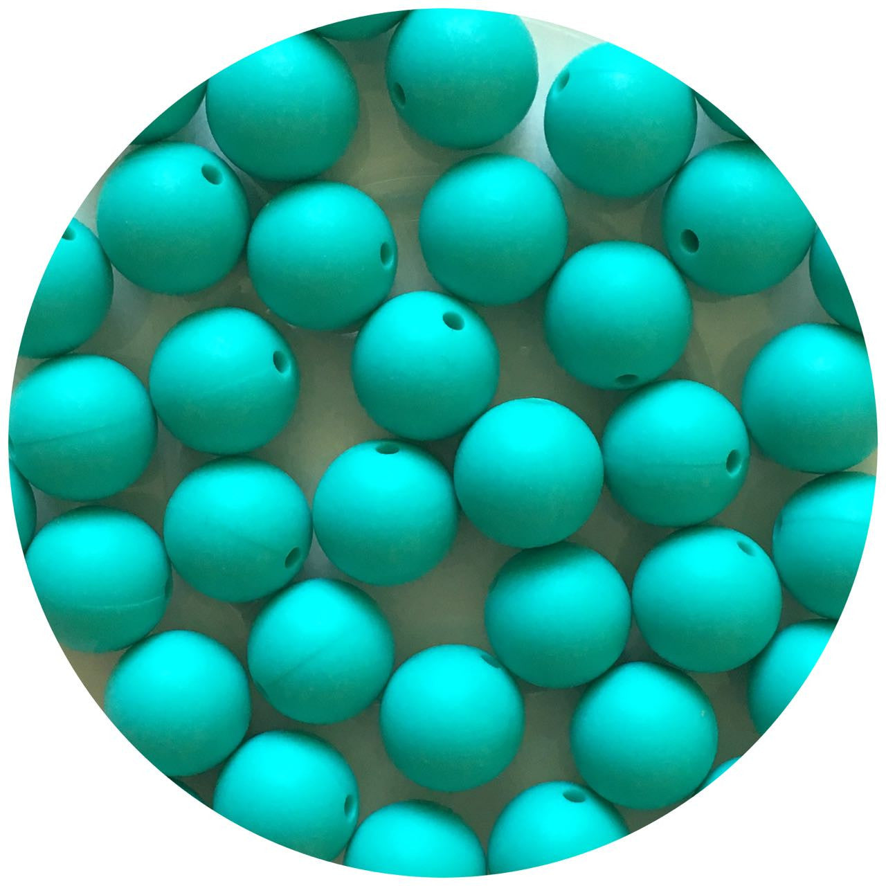 Turquoise - 15mm round - 10 Beads