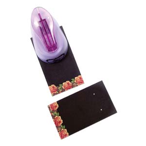 Earring Card Paper Punch - 2 Holes with Flaps (Leverback) - Great