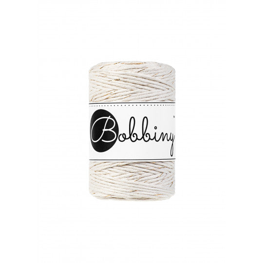 Bobbiny Baby Single Twist Macrame Cord - 1.5mm - Golden Natural