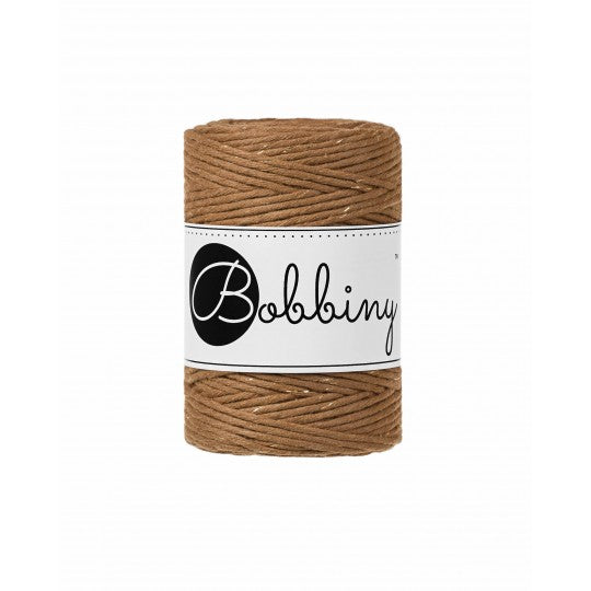 Bobbiny Baby Single Twist Macrame Cord - 1.5mm - Golden Caramel