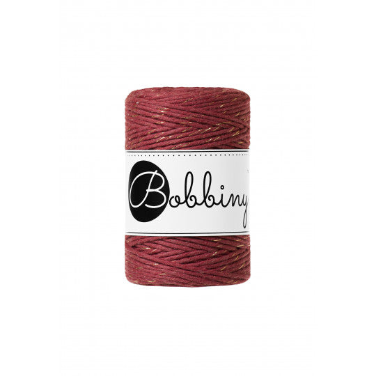 Bobbiny Baby Single Twist Macrame Cord (LIMITED EDITION) - 1.5mm - Golden Wild Rose