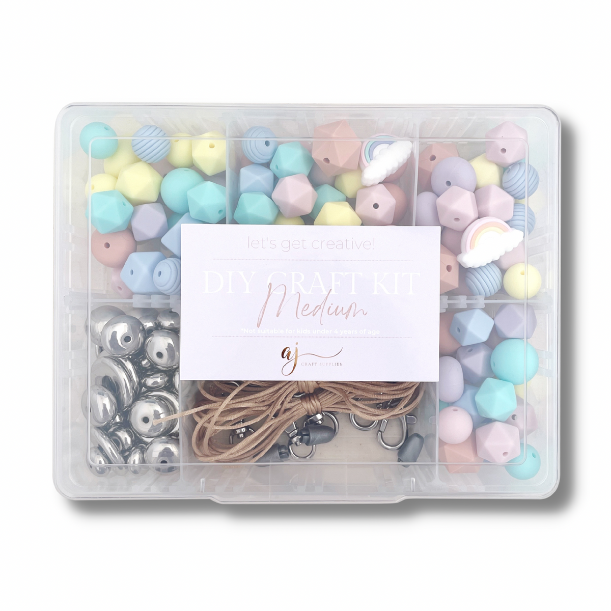 Medium DIY Craft Kit - Pastel Rainbow