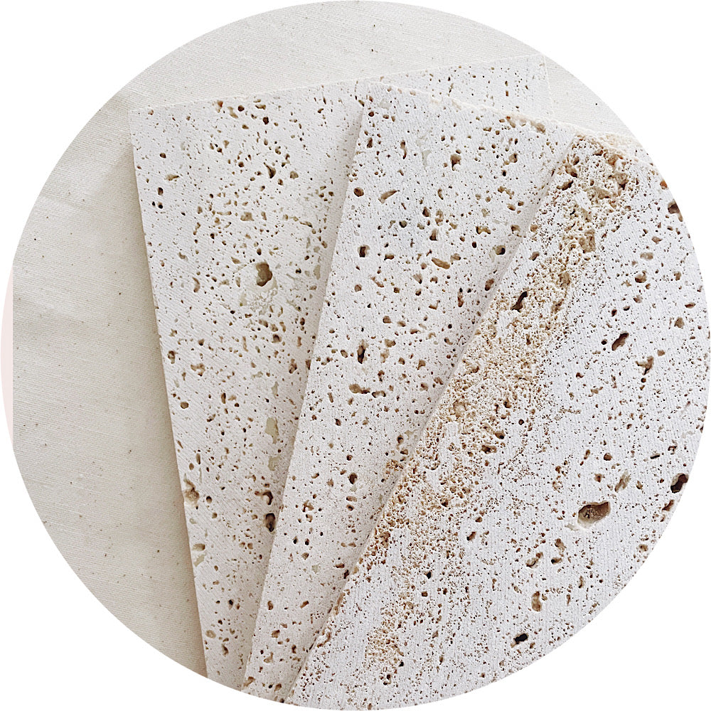 Concrete Slab - Natural Ivory - 15cm x 10cm