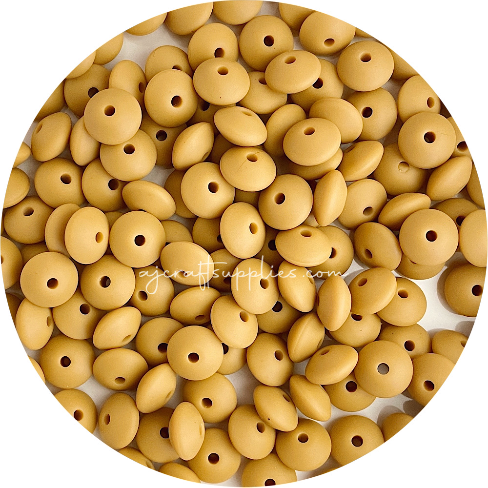 Butterscotch - 12mm Mini Saucer - Each