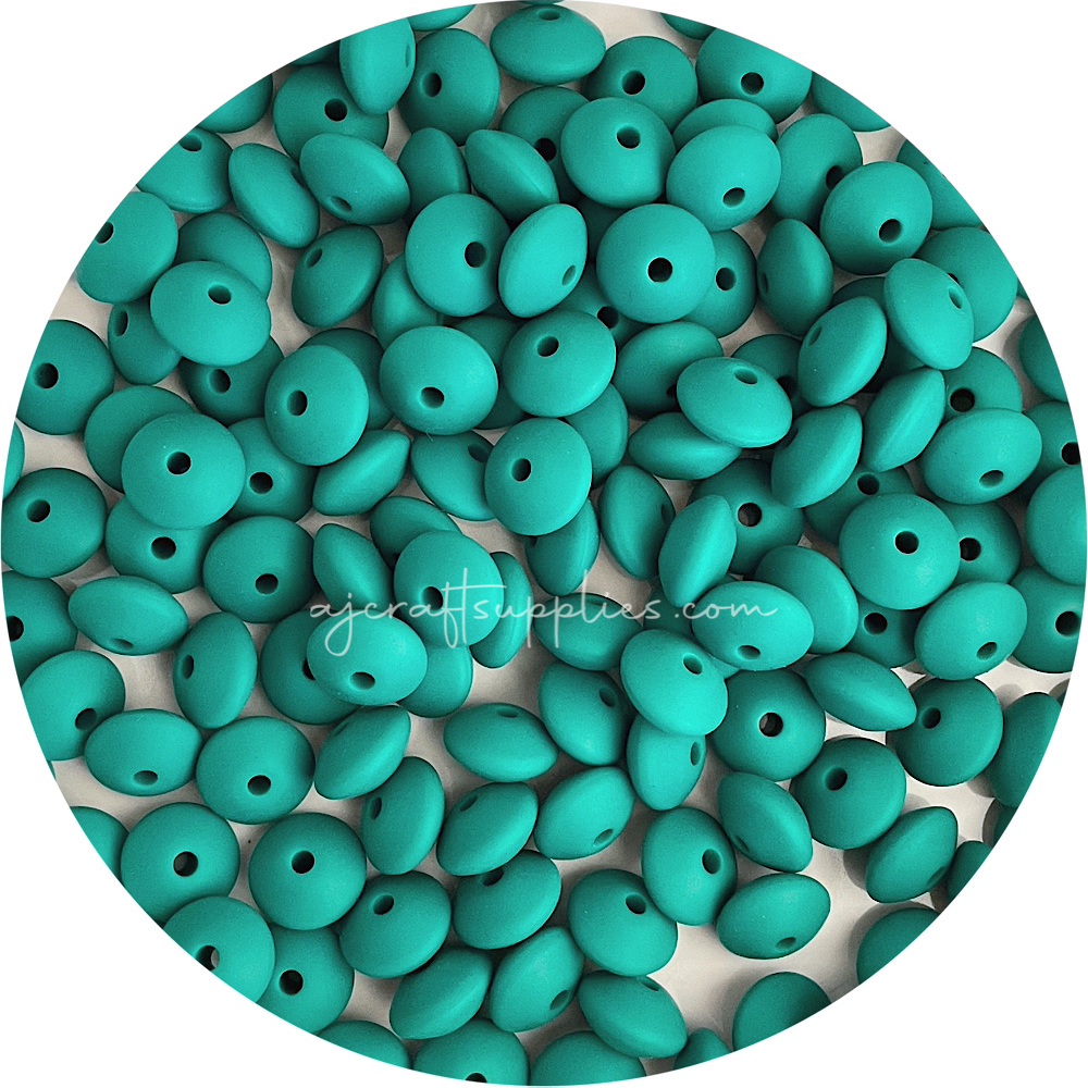 Ocean Green - 12mm Mini Saucer - Each