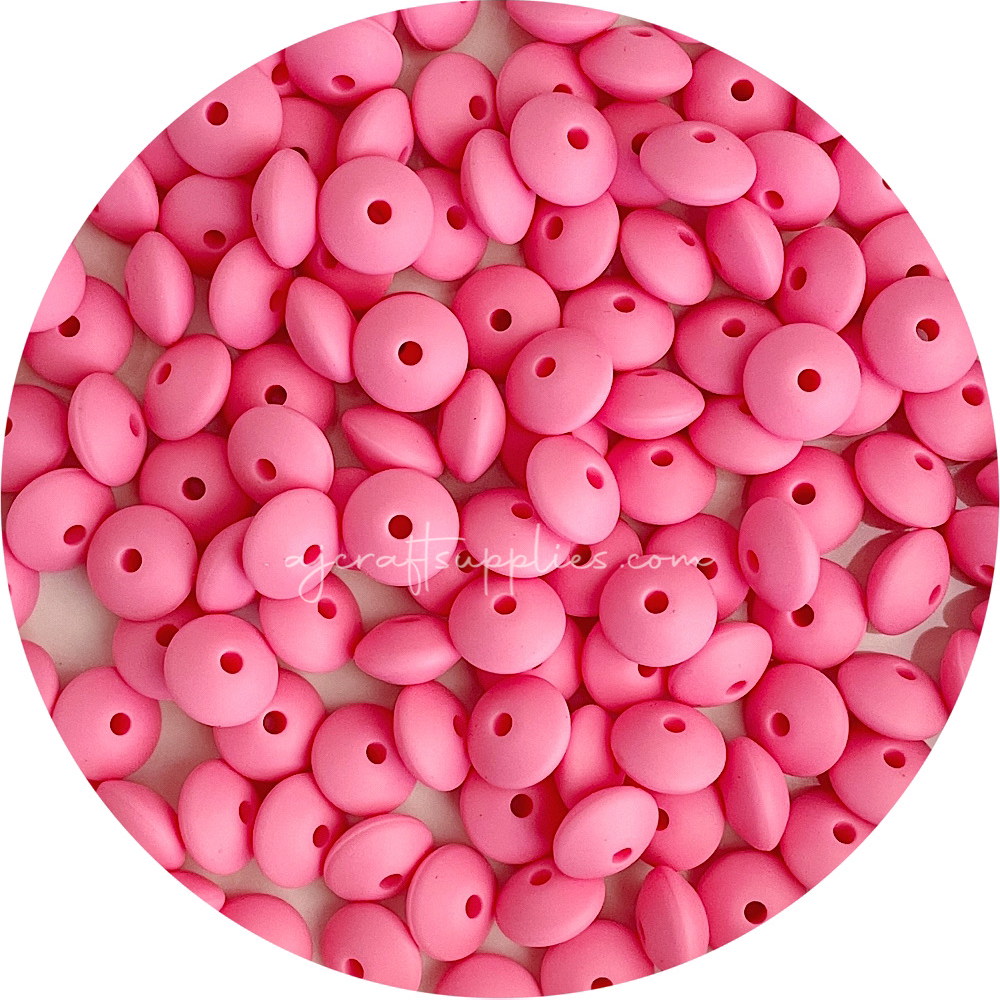 Sakura Pink - 12mm Mini Saucer - Each