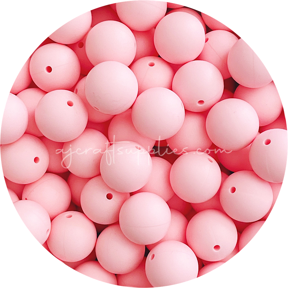 Candy Pink - 19mm round - 5 Beads