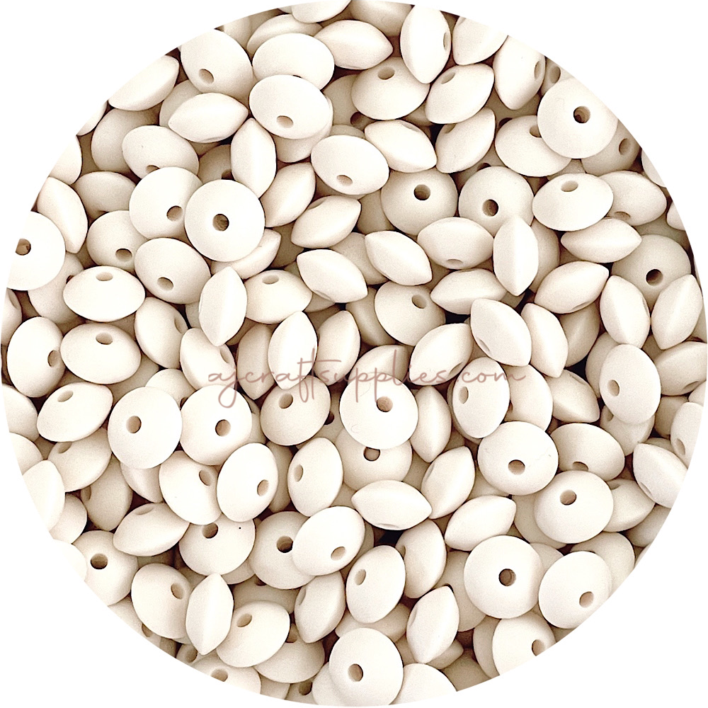 Linen - 12mm Mini Saucer - Each