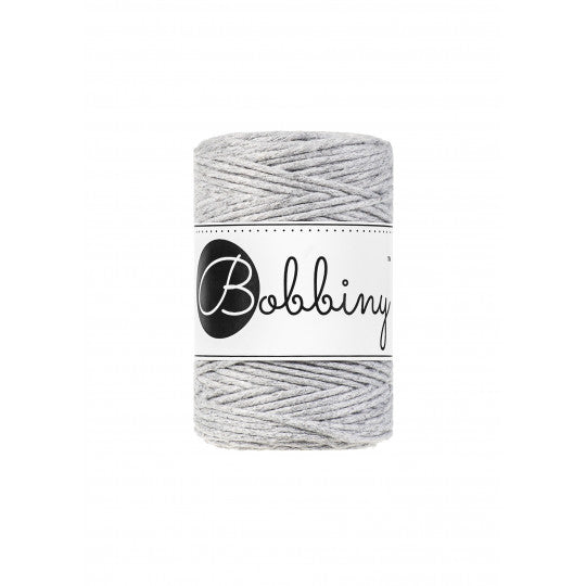 Bobbiny Baby Single Twist Macrame Cord - 1.5mm - Light Grey
