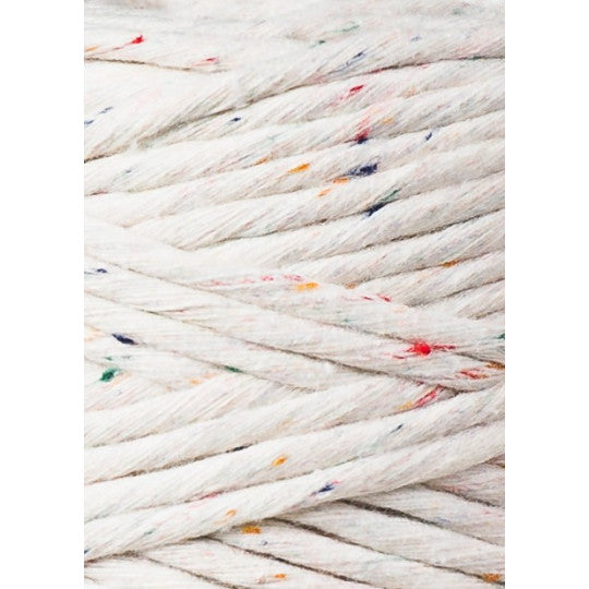 Bobbiny Single Twist Macrame Cord - 3mm - Rainbow Dust