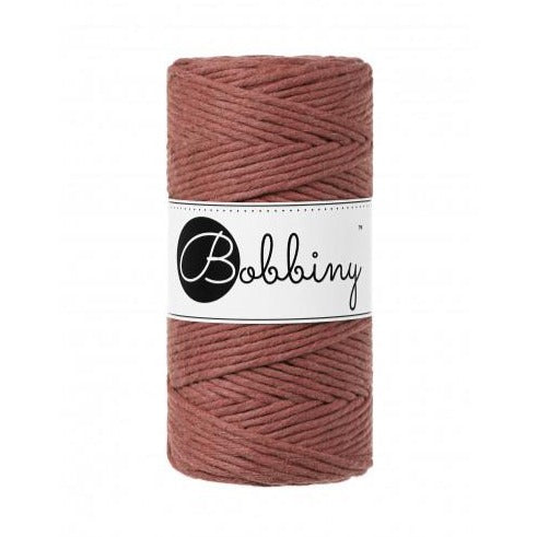 Bobbiny Single Twist Macrame Cord - 3mm - Sunset