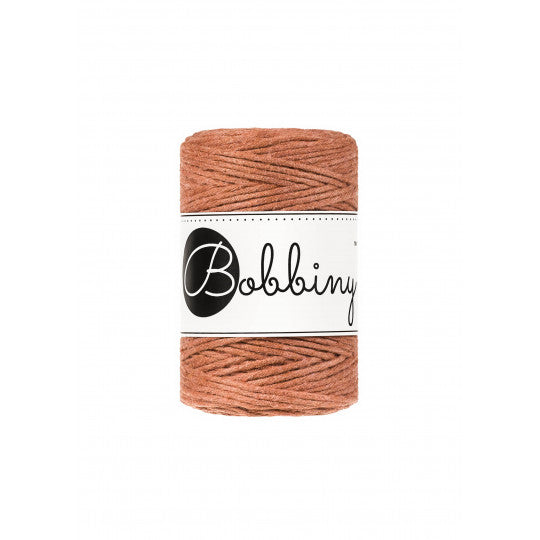 Bobbiny Baby Single Twist Macrame Cord - 1.5mm - Terracotta